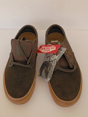 Vans Chima Ferguson Pro Sneakers Skater Brownish Gray Rubber Sole Size 8.5 New